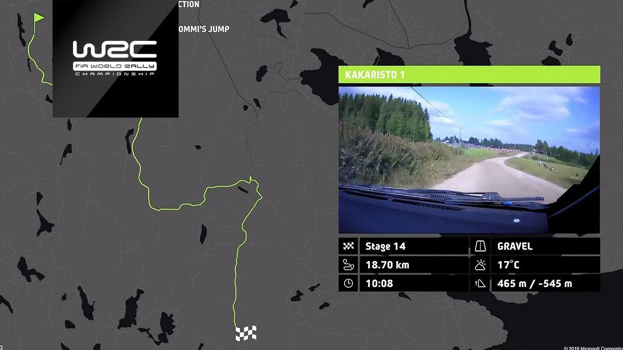 VIDEO: Rally Finland route
