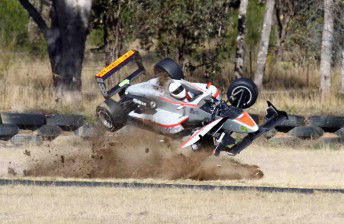 Driver walks away from Morgan Park F3 rollover