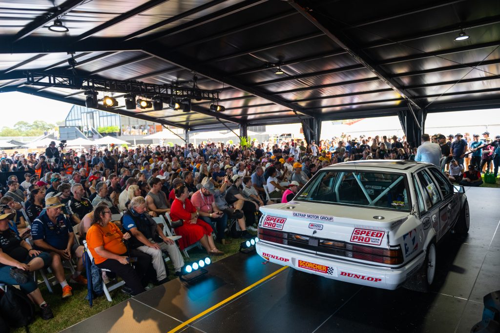 A big crowd flocked to the Adelaide Parklands. Image: Adelaide Motorsport Festival
