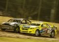 Production Sedan side-by-side at Kingaroy Speedway. Image: CH Images