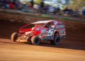 Newly crowned V8 Dirt Modified Champion, David Clark Image: CH Images