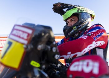 QUINTANILLA Pablo (chl), Monster Energy Honda Team, Honda, Motul, Moto, FIM W2RC, portrait during the Stage 3 of the Dakar 2024 on January 8, 2024 between Al Duwadimi and Al Salamiya, Saudi Arabia