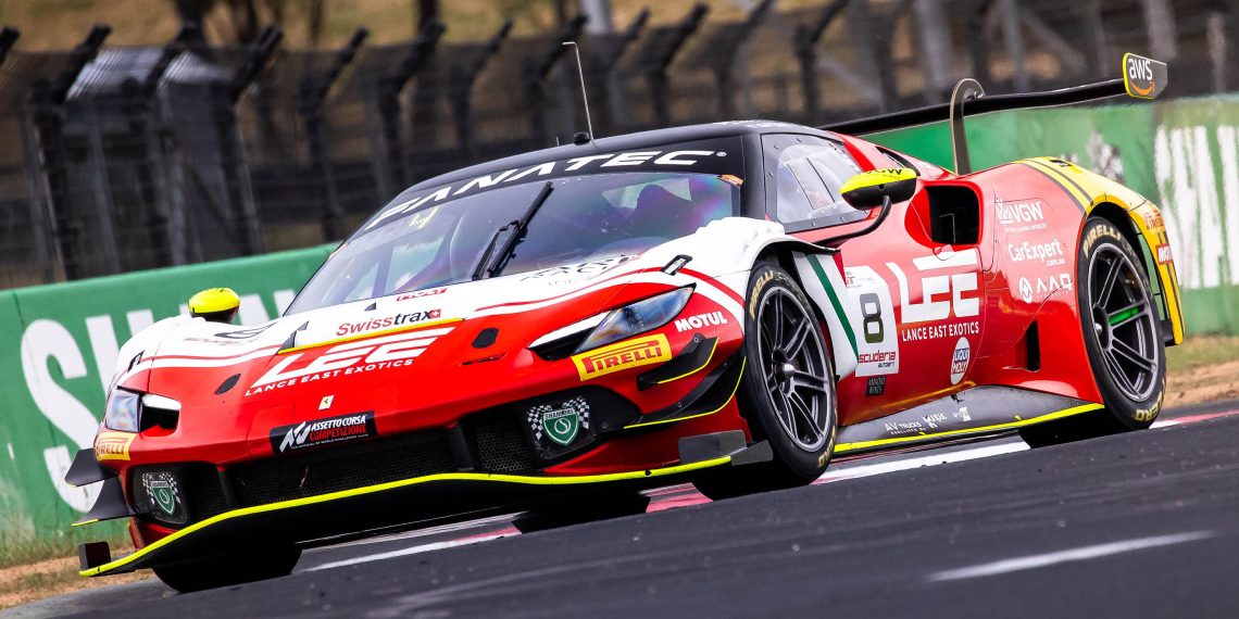 The Arise Racing Ferrari 296 GT3 at Mount Panorama. Image: Race Project