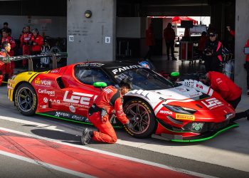 An Arise Racing GT Ferrari 296 GT3.