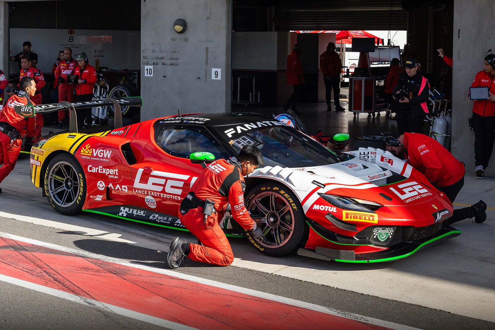 An Arise Racing GT Ferrari 296 GT3.