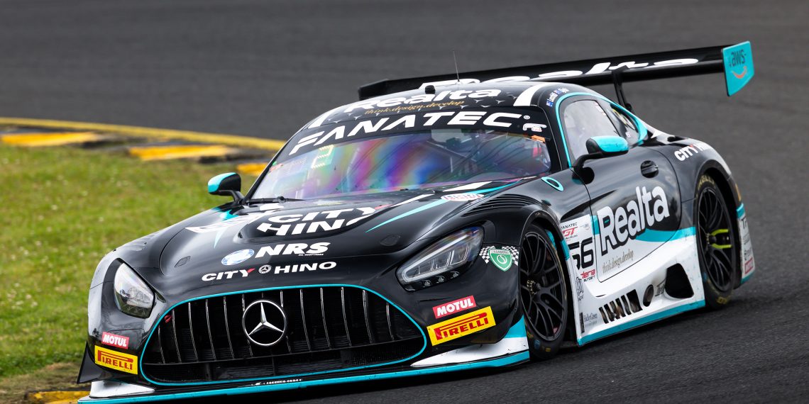 The #66 Mercedes-AMG GT3 of Paul Lucchitti and Jayden Ojeda.