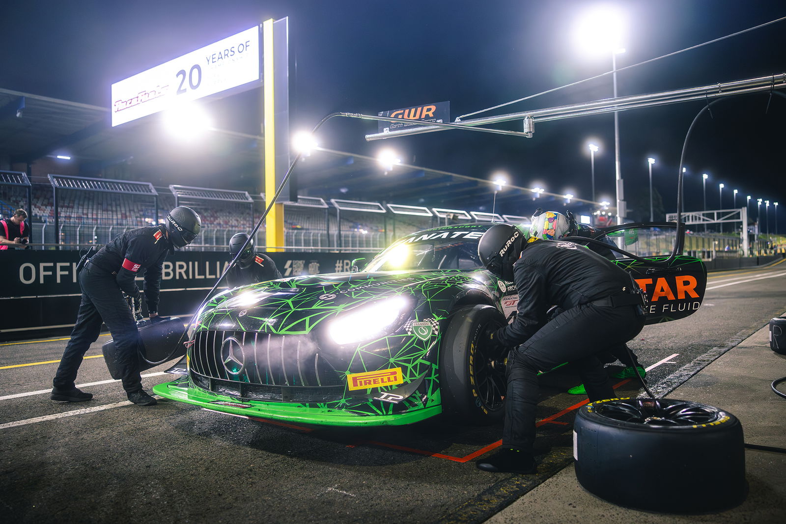 The RAM Motorsport Mercedes-AMG GT3. 