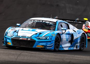 The OnlyFans-backed Audi R8 LMS GT3 of Renee Gracie and Paul Stokell. Image: Daniel Kalisz/Race Project