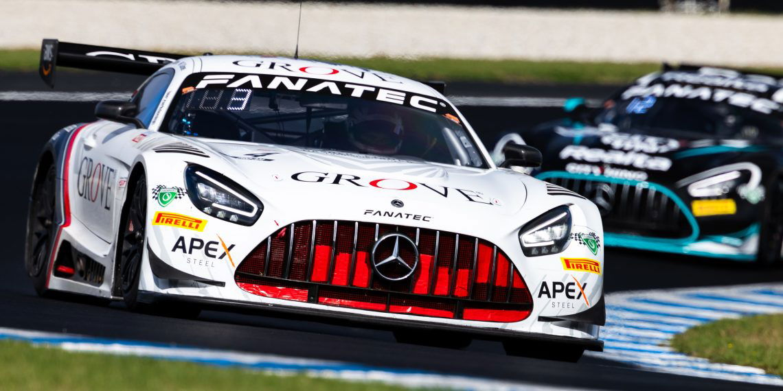 The Grove Racing Mercedes-AMG GT3.
