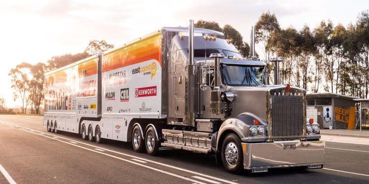 Team 18's brand-new Kenworth truck.