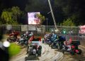 Sprintcars put on a thrilling show in the Adelaide parklands. Image: Network R