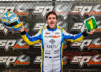 Sam Dicker claimed his second consecutive elite-class KZ2 Australian Title today in Melbourne (PIC: AKC/Pace Images)