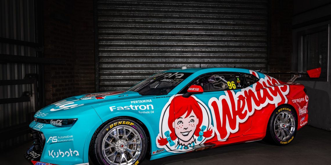 The #96 BJR Camaro in its Wendy's livery. Image: Supplied