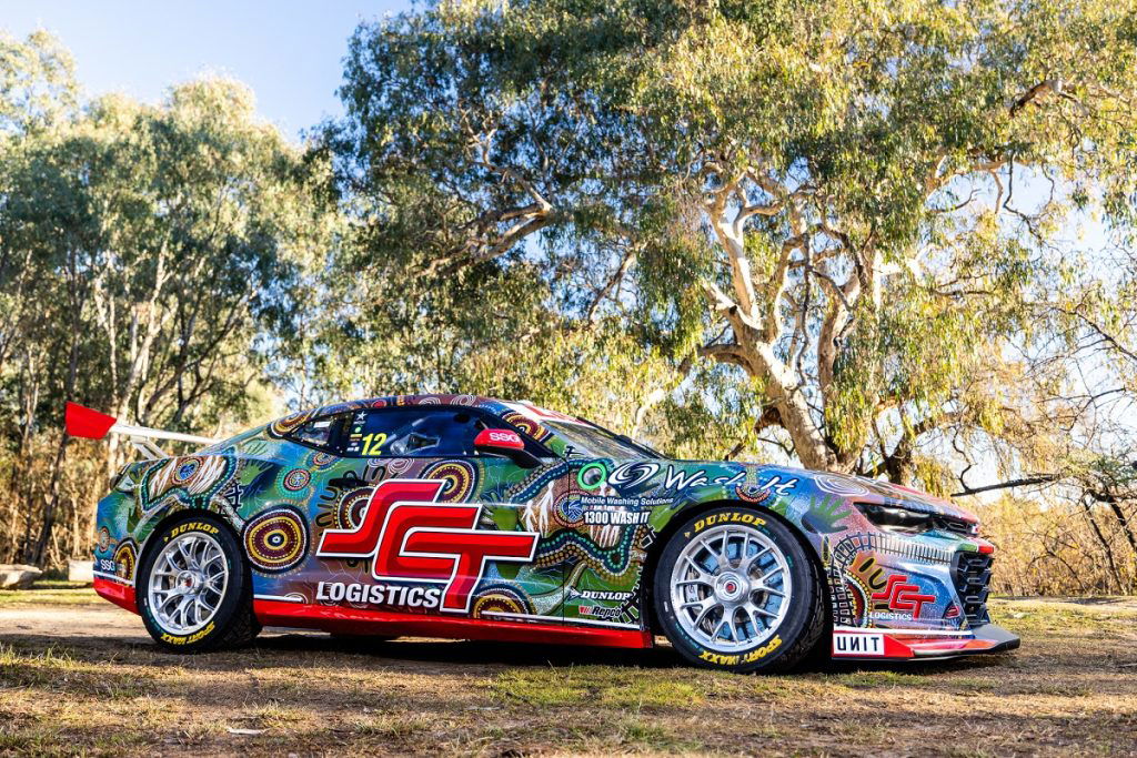The SCT Logistics Camaro in its Indigenous livery. Image: Supplied