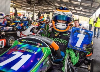 Isaac McNeill doubled up with #1 at the Queensland Kart Championship (PIC: Pace Images)