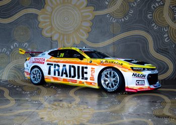 David Reynolds' Chevrolet Camaro in its Indigenous livery. Image: Supplied