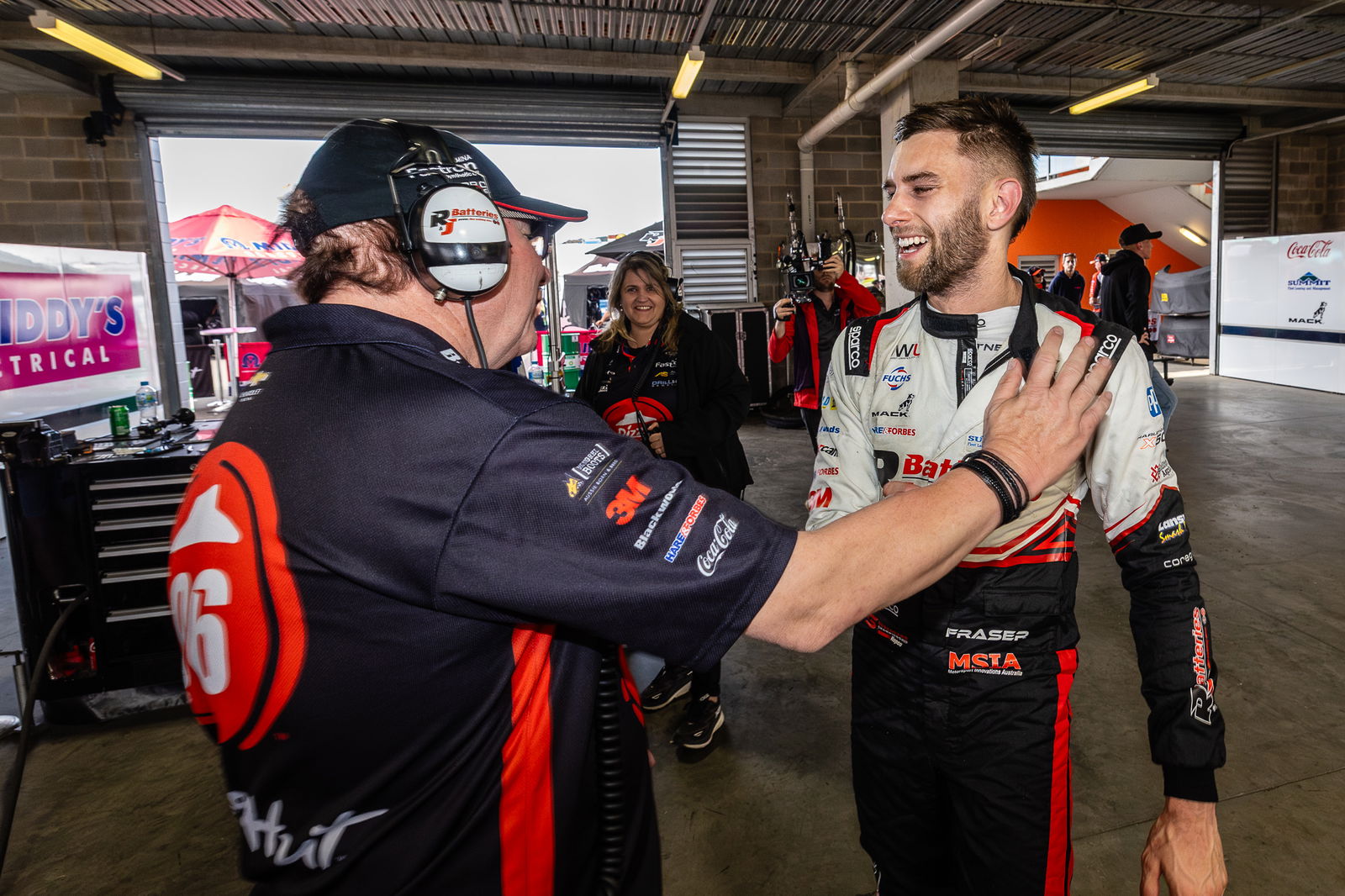 Andre Heimgartner celebrates seventh in qualifying at the 2024 Bathurst 1000. 