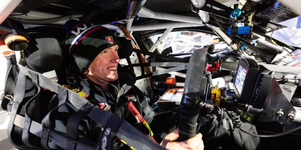 Matt Hillyer behind the wheel of Ryan Wood's Camaro in Sydney. Image: RACE PROJECT