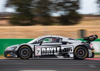 The Brendon Leitch/Tim Miles Audi R8 LMS GT3 EVO II run by Melbourne Performance Centre.