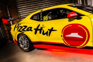 Macauley Jones' #96 Pizza Hut Racing Chevrolet Camaro.