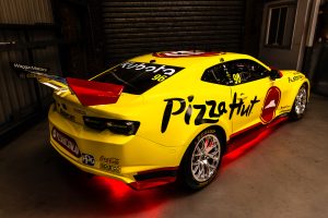 Macauley Jones' #96 Pizza Hut Racing Chevrolet Camaro.