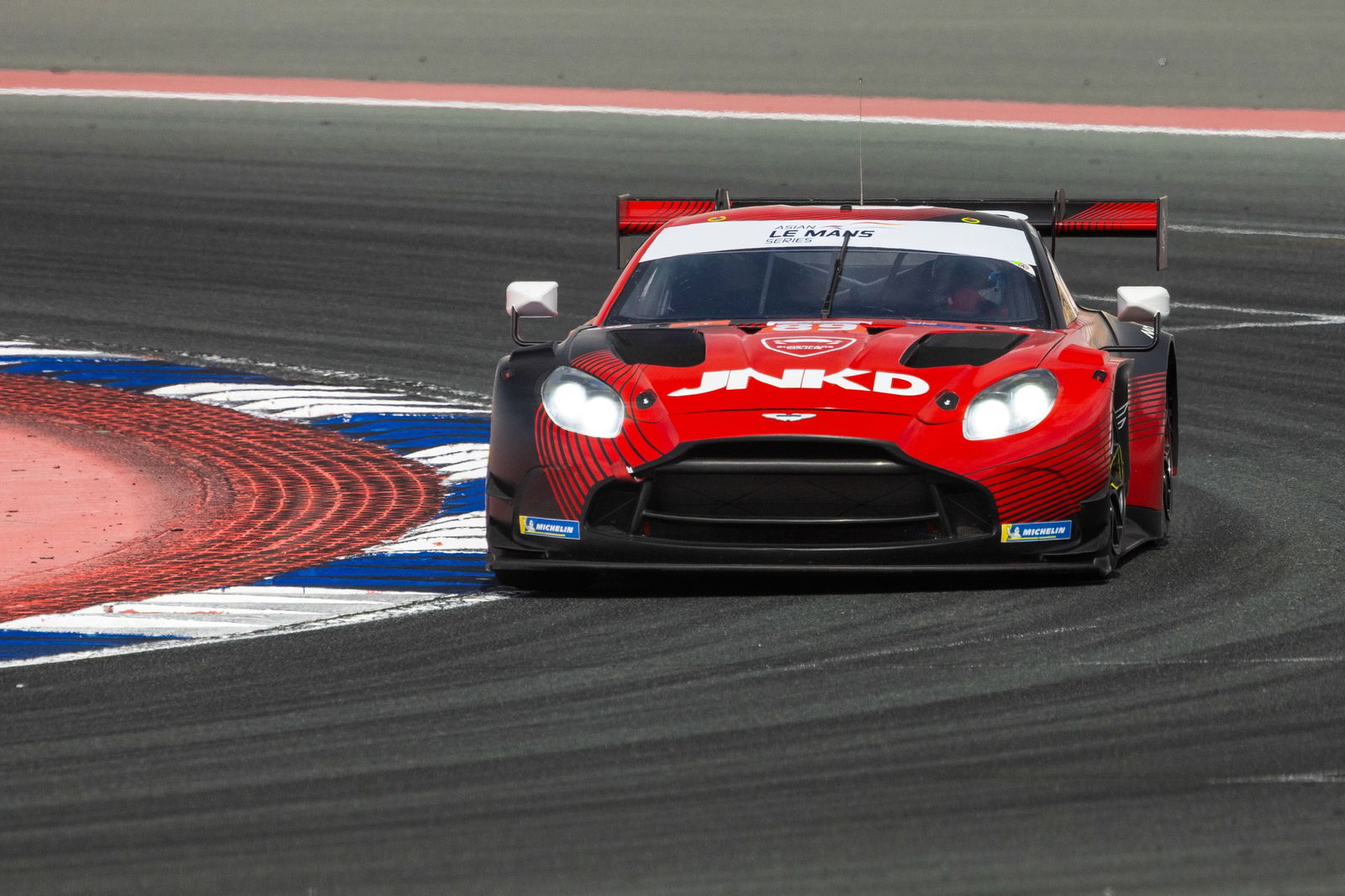 The Earl Bamber Motorsport Aston Martin Vantage.