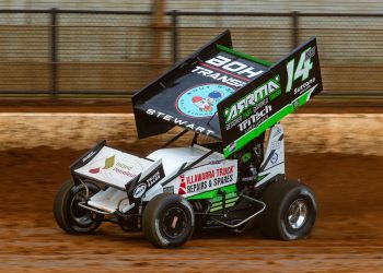 Michael Stewart's Sprintcar. Image: Bohud Racing