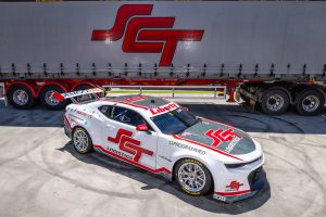 The Jaxon Evans SCT #12 Chevrolet Camaro.