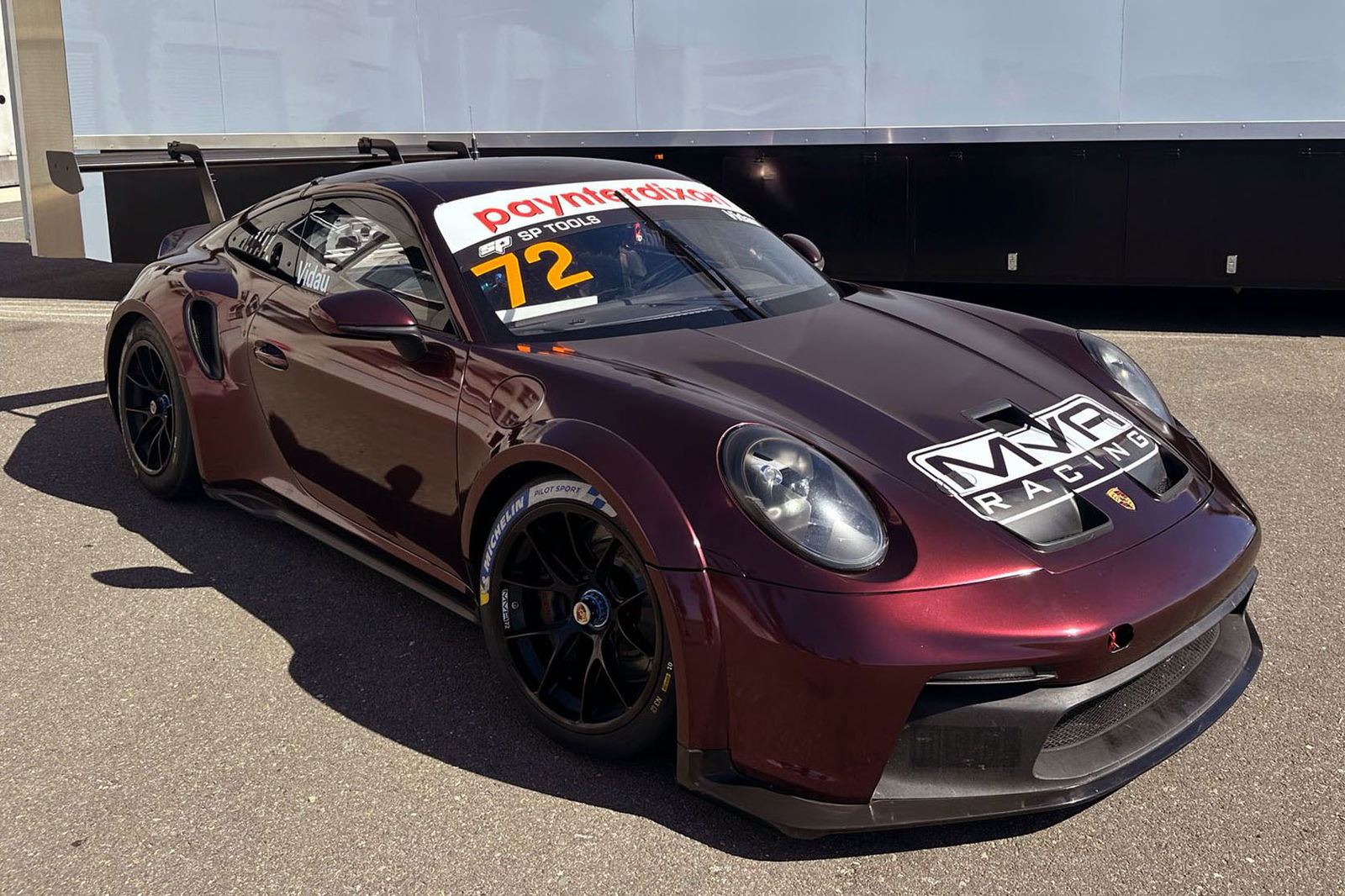 Max Vidau's Porsche 911 GT3 Cup car he'll race in Porsche Paynter Dixon Carrera Cup Australia in 2025.