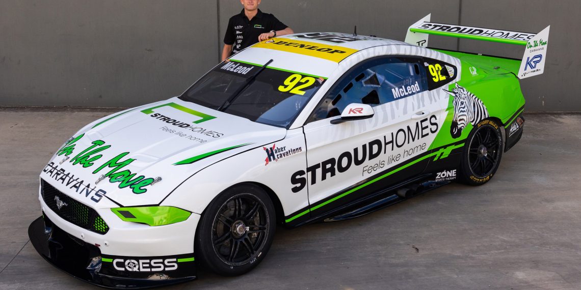 Cameron McLeod's Kelly Racing Ford Mustang he'll race in the 2025 Super2 Series.