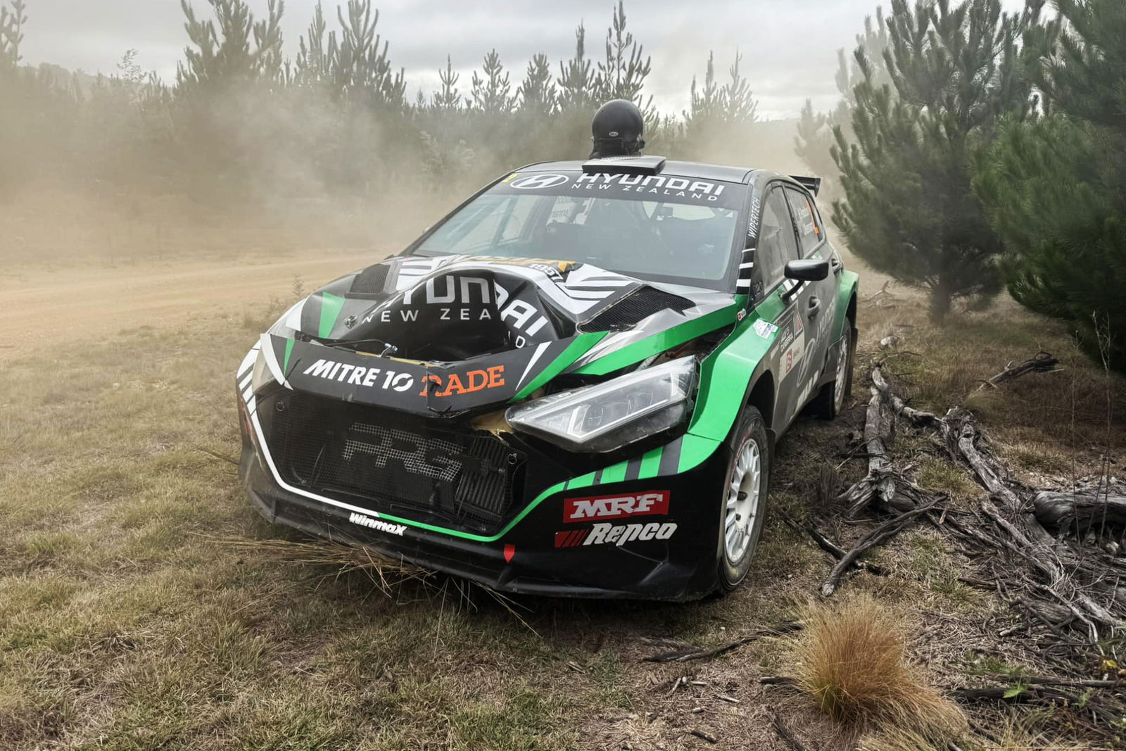 Hayden Paddon's Rally of Canberra undone by kangaroo crash - Speedcafe.com