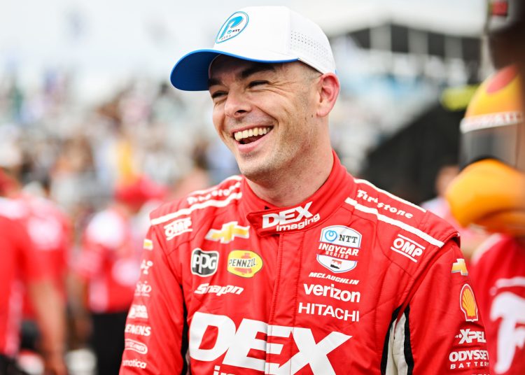 Scott McLaughlin won pole position for the Grand Prix of St Petersburg.