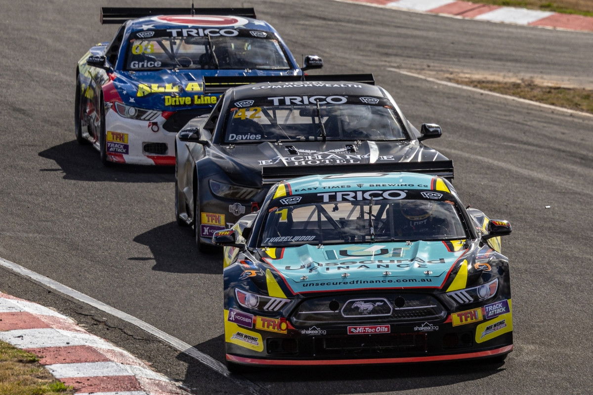 Hazelwood unbeaten at Race Tasmania in Trans Am
