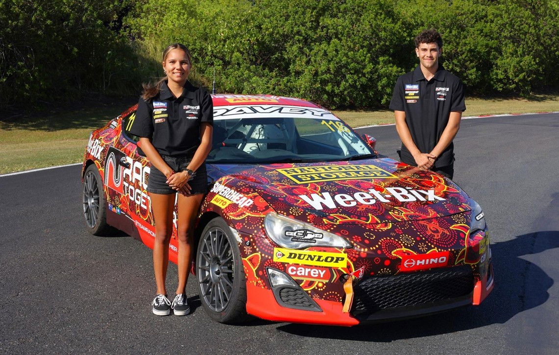 Kade Davey has delivered a podium on his first weekend of Toyota 86 racing with Racing Together. Image: Supplied
