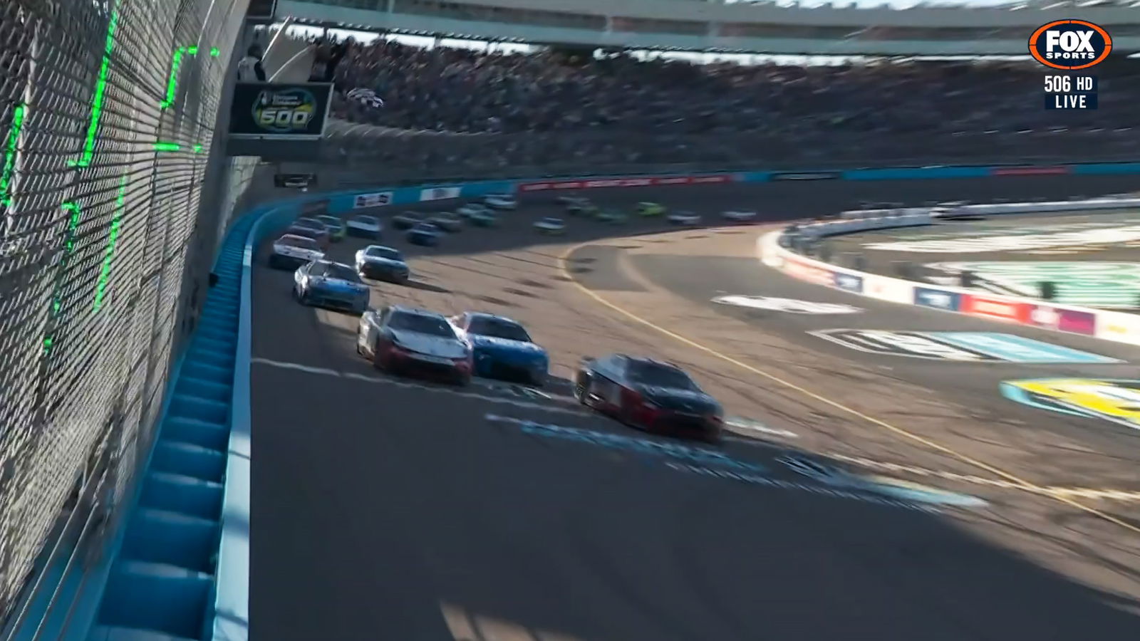 Bell beats Hamlin in NASCAR thriller for historic three-peat