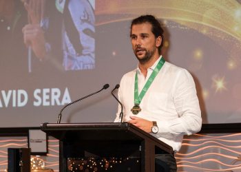 Dave Sera being inducted into the Australian Karting Hall of Fame