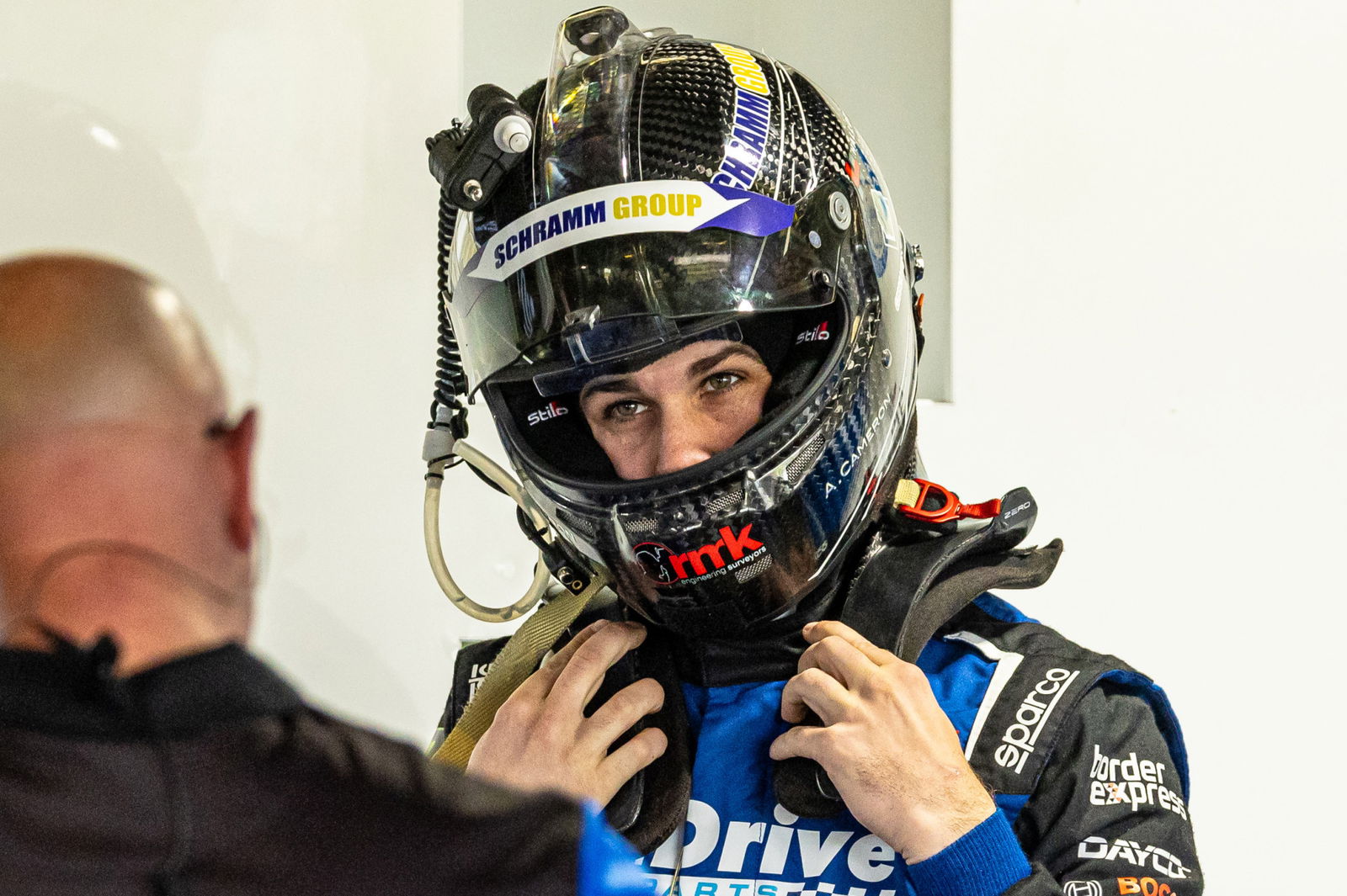 Cameron’s hilarious reaction to first solo Supercars laps