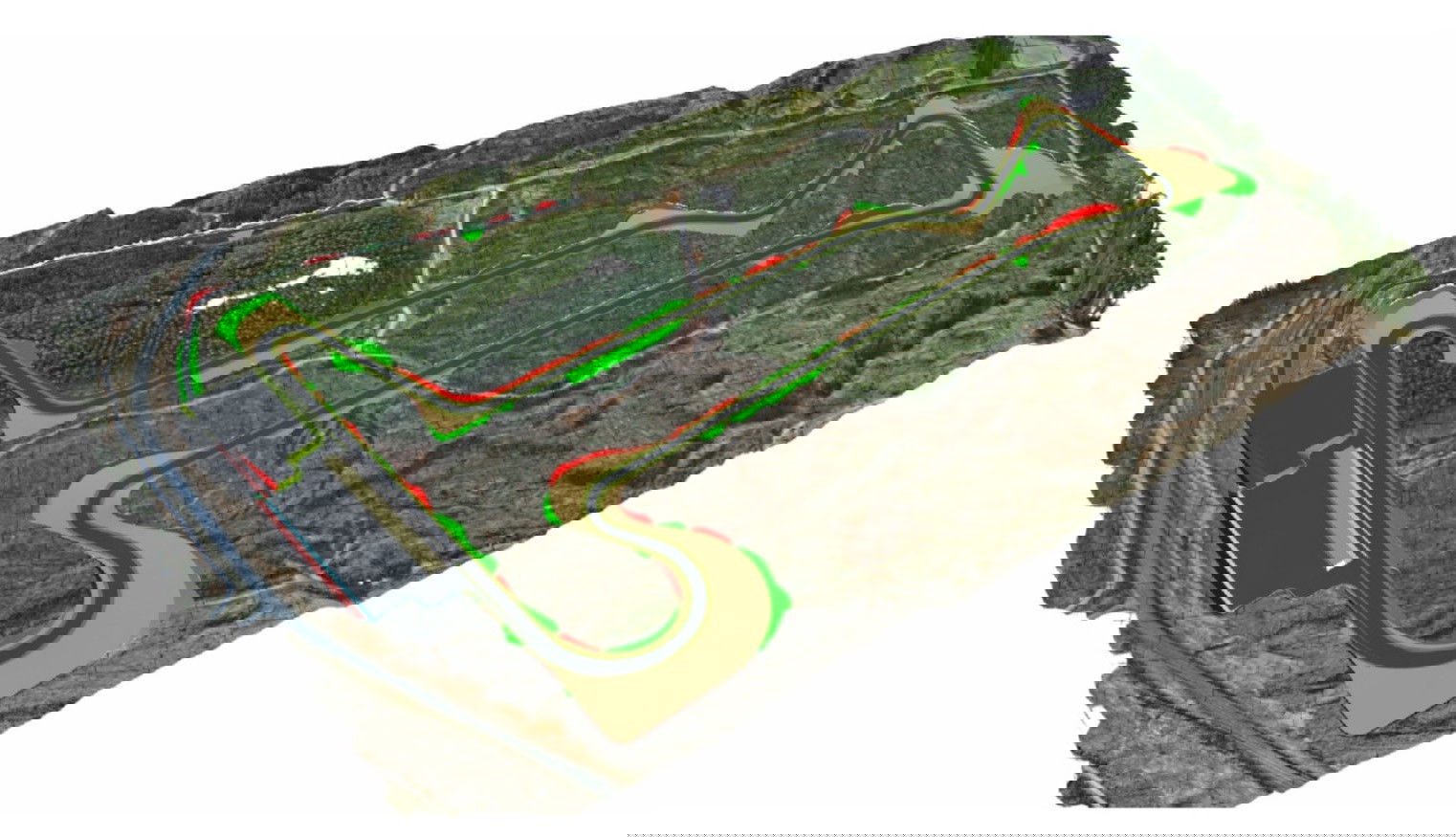 A render for the proposed Thunder Ridge circuit in New Zealand.
