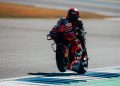 Francesco Bagnaia on a factory Ducati bike at Buriram.