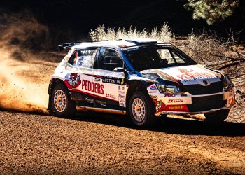 Scott Pedder's Skoda Fabia R5.