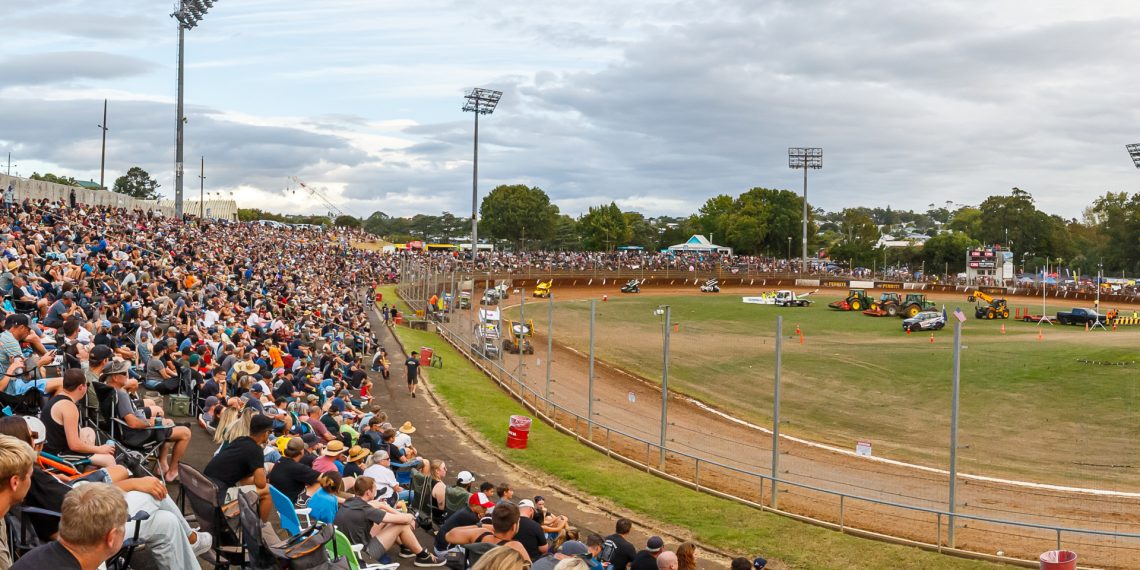 A general view of Western Springs Speedway. Image: James Selwyn