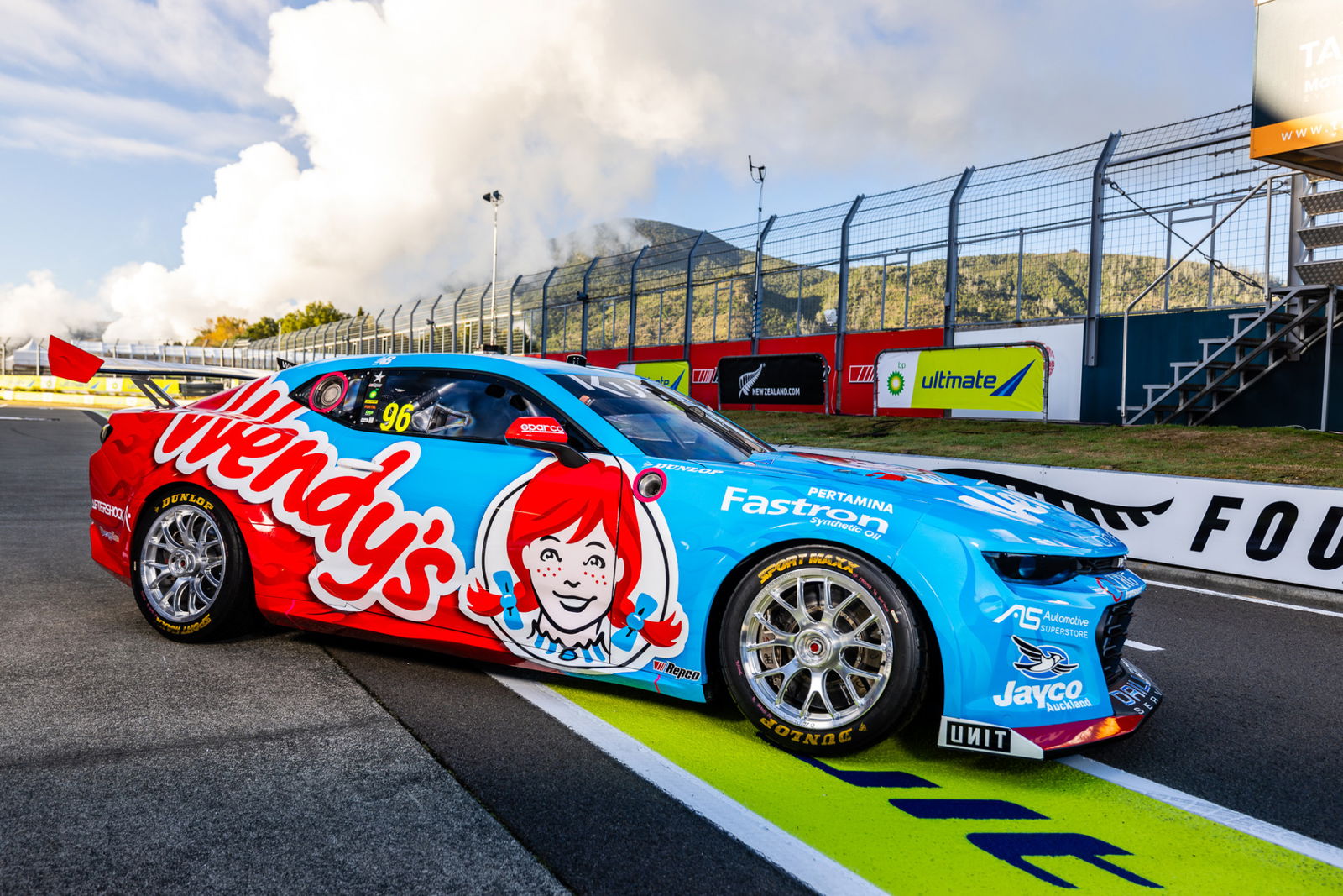Macauley Jones' #96 Wendy's Chevrolet Camaro.