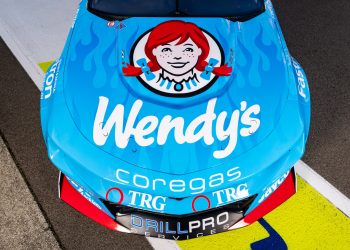Macauley Jones' #96 Wendy's Chevrolet Camaro.