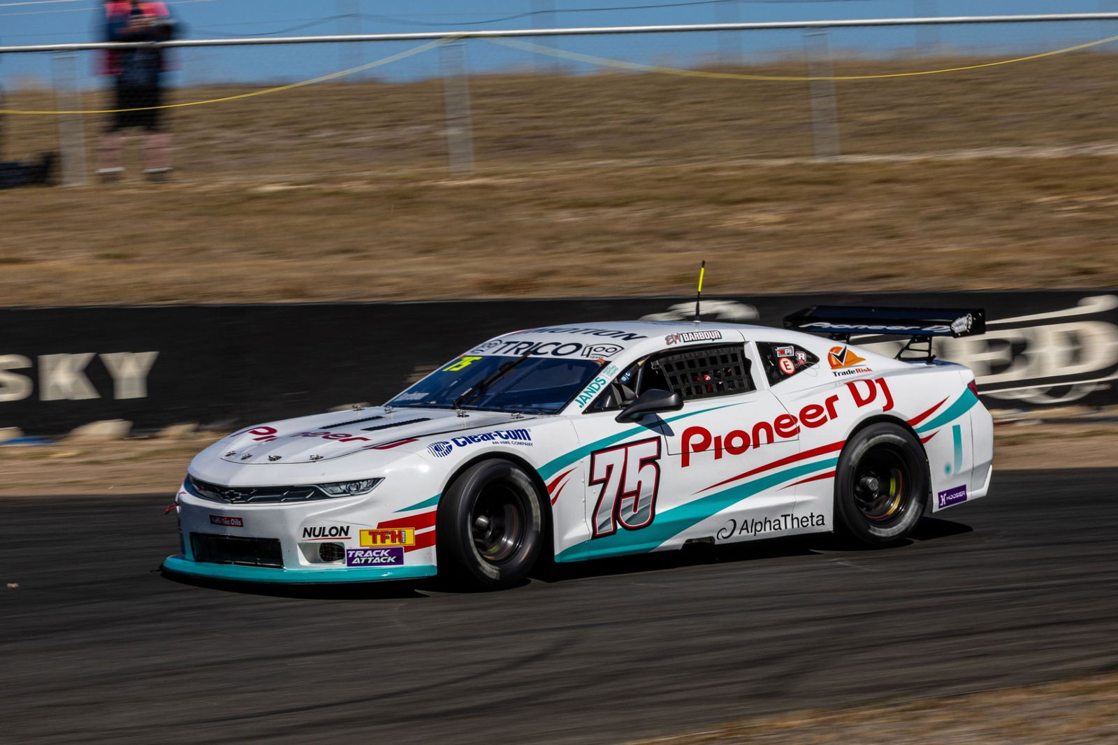 Elliot Barbour is a Trans Am regular in his Chevrolet Camaro.