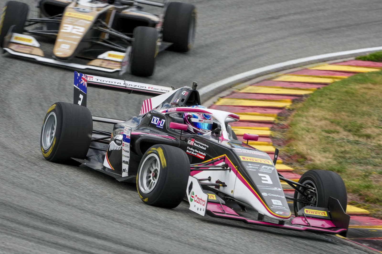 Zac Scoular during the Formula Regional Oceania Championship at Highlands Motorsport Park. 