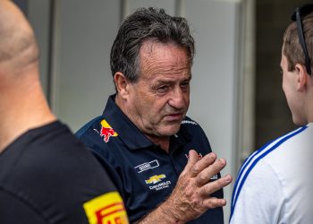 Tony Quinn in a Red Bull Ampol Racing shirt.