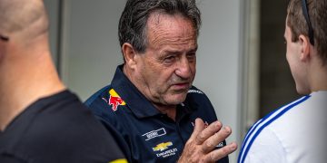 Tony Quinn in a Red Bull Ampol Racing shirt.