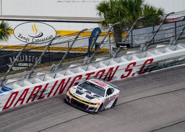 Shane van Gisbergen finished 20th at Darlington.