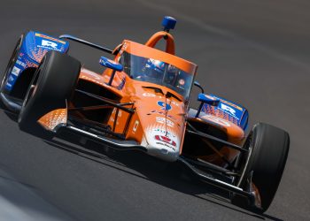 Scott Dixon during Day 1 of the 2025 Indianapolis 500 Open Test