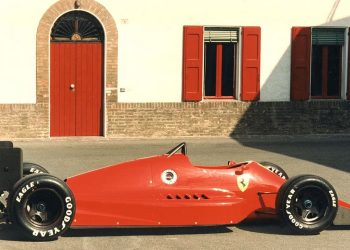 The Ferrari 637 that was to contest the Indianapolis 500.